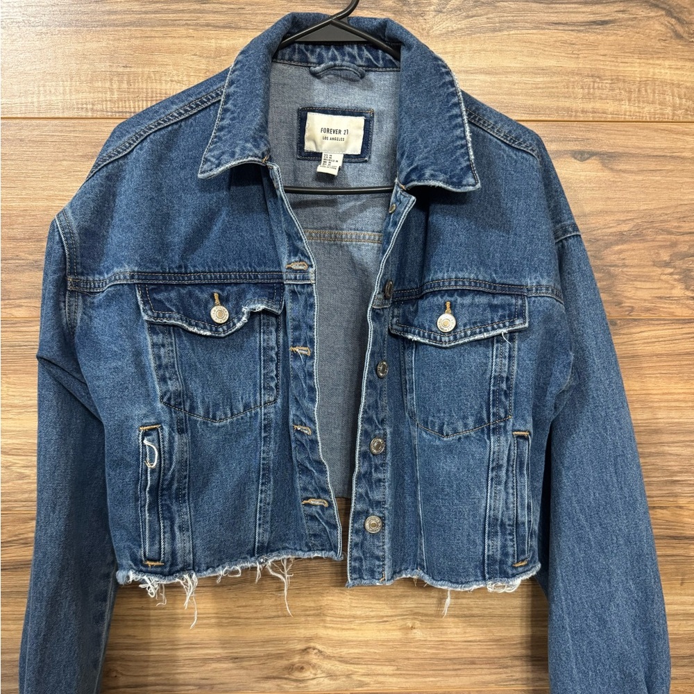 Forever 21 Blue Jean Jacket